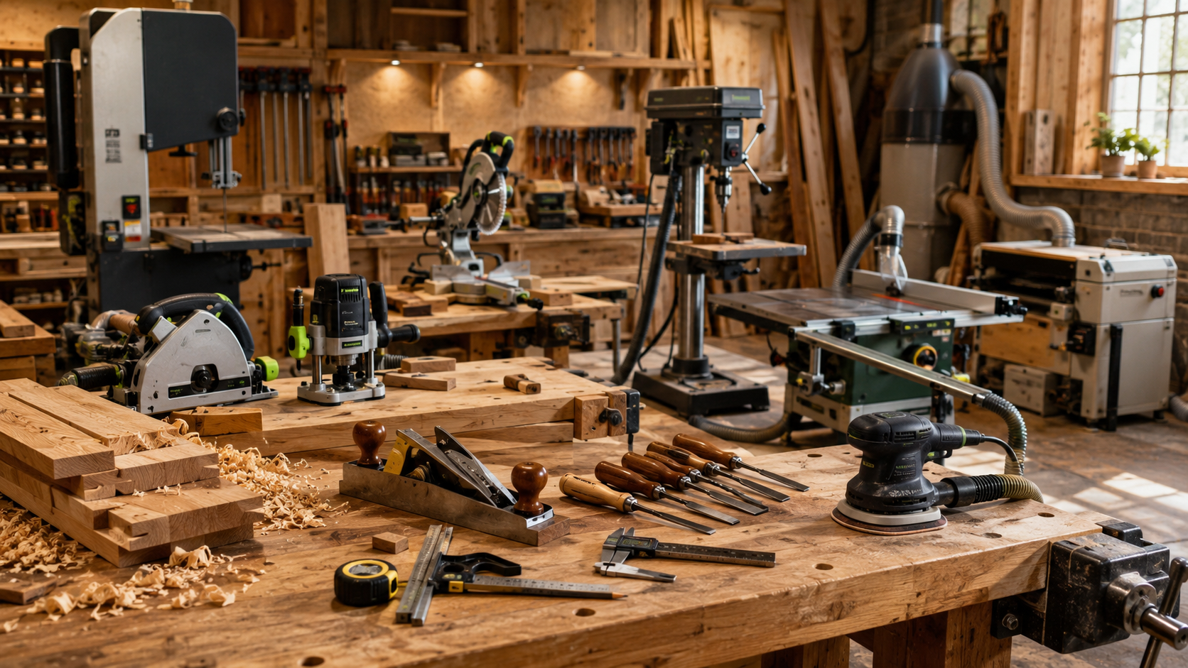 The Ultimate Guide to Wood Shop Tools and Equipment: A Complete Woodworking Tools List for UK Buyers