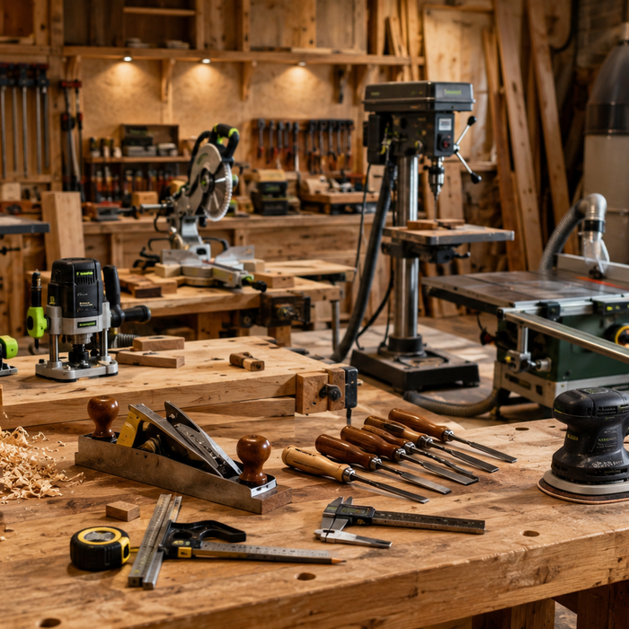 The Ultimate Guide to Wood Shop Tools and Equipment: A Complete Woodworking Tools List for UK Buyers