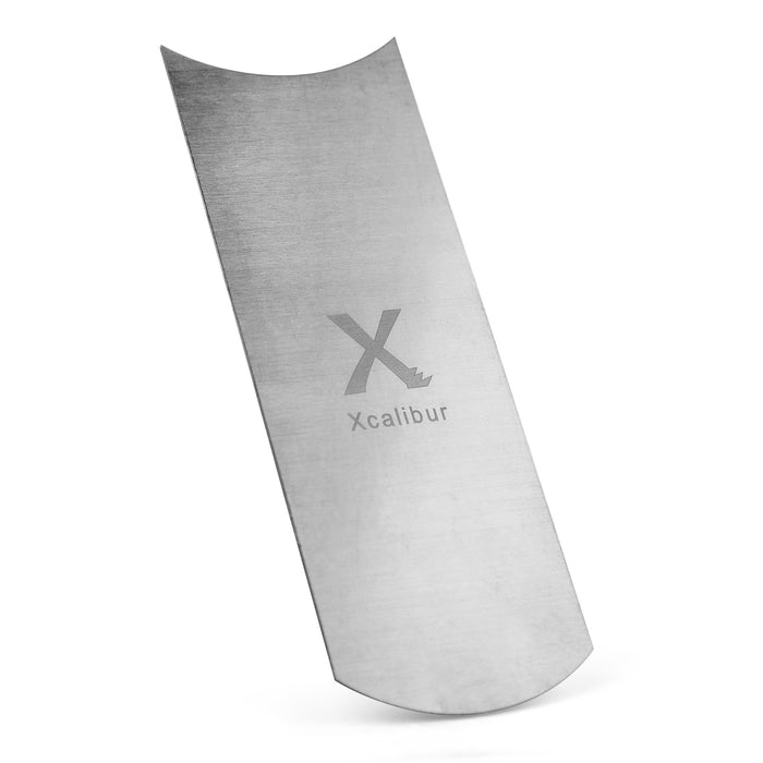 Curved / Concave-Convex Cabinet Scraper – Spring Steel Card Scraper for Wood – Xcalibur Tooling