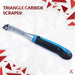 Carbide Edge Pocket Scraper with triangular scraper blade