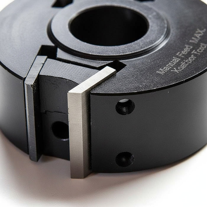 40 mm breit, 120 mm Durchmesser, 1 1/4 Zoll Bohrung, EURO-Spindel-Fräsblock + kostenlose Fräser und Begrenzer