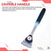 Heavy Duty Paint Scraper with Large Pull-Knob and Ergonomic TPR Handle, Solid Tungsten Carbide Blade, Long Handle Scraper Tool, Ideal Paint Scraper Tool for Professional Use