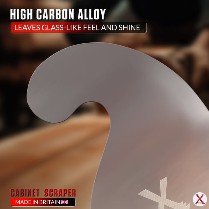 Schwanenhals-Schrankschaber 180 mm oder 4,5 Zoll