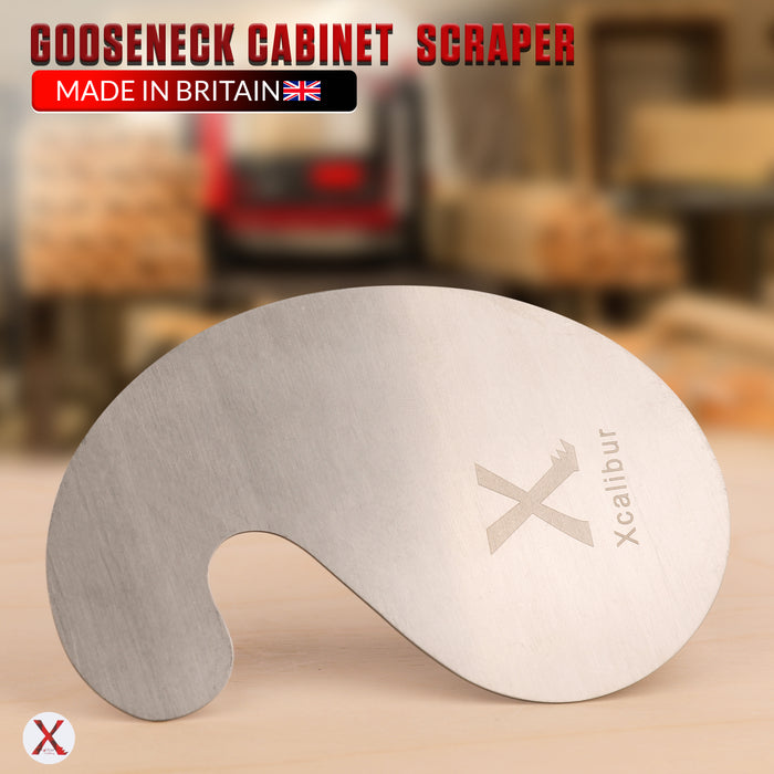 Schwanenhals-Schrankschaber 180 mm oder 4,5 Zoll