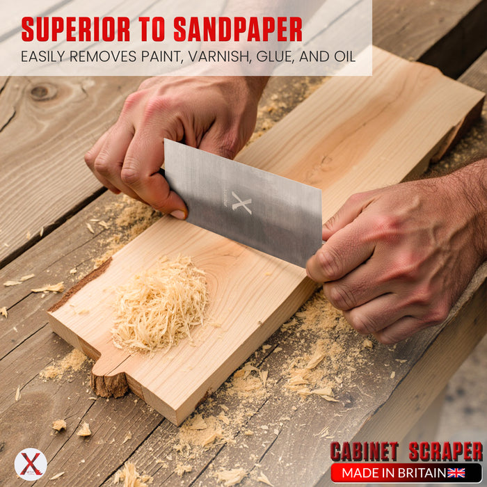 Cabinet Scraper 5 Inch / 125mm Spring Steel Card Scraper for Wood – Xcalibur Tooling