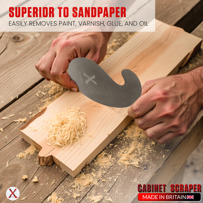 Schwanenhals-Schrankschaber 180 mm oder 4,5 Zoll