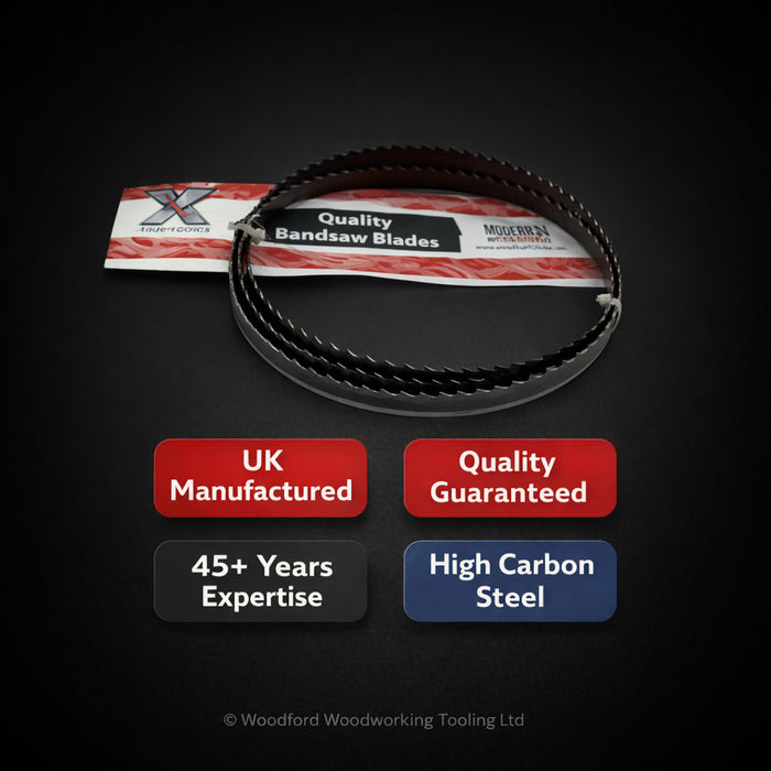 Record Power SABRE-45 Bandsaw Blade 3886mm (153") - Various Widths & TPI - Xcalibur Tooling