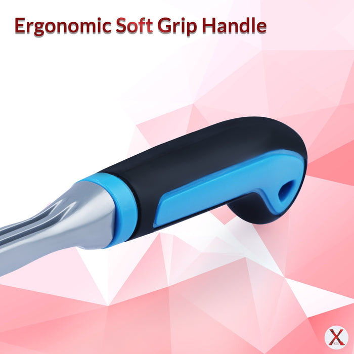 Heavy Duty Paint Scraper with Large Pull-Knob and Ergonomic TPR Handle, Solid Tungsten Carbide Blade, Long Handle Scraper Tool, Ideal Paint Scraper Tool for Professional Use