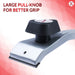 Heavy Duty Paint Scraper with Large Pull-Knob and Ergonomic TPR Handle, Solid Tungsten Carbide Blade, Long Handle Scraper Tool, Ideal Paint Scraper Tool for Professional Use