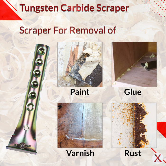 Metall-Hochleistungsschaber, 50 mm, Farbspachtel, Schaber für die Holzbearbeitung