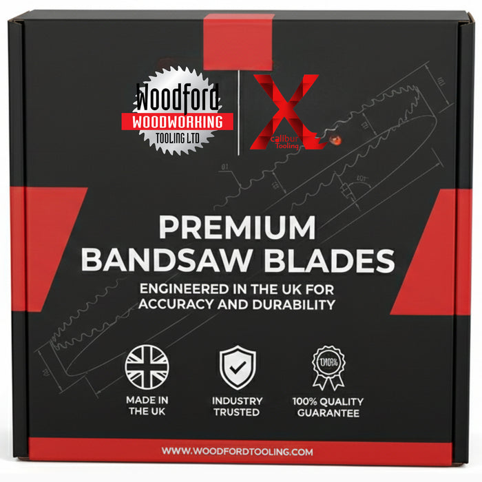 Record Power SABRE-45 Bandsaw Blade 3886mm (153") - Various Widths & TPI - Xcalibur Tooling