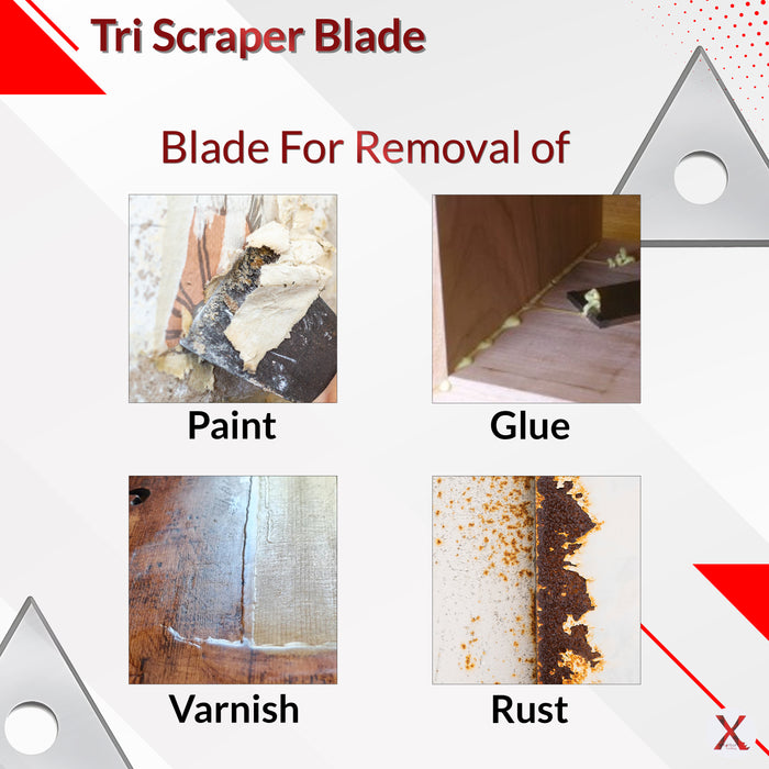 25mm Triangular Tungsten Carbide Replacement Blade for Carbide Triangular Scraper – Xcalibur Tooling