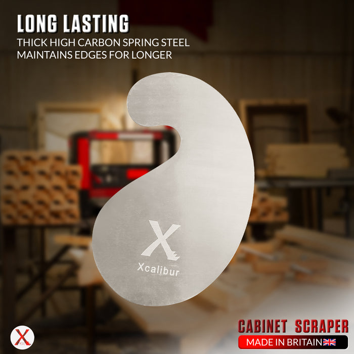 Schwanenhals-Schrankschaber 180 mm oder 4,5 Zoll