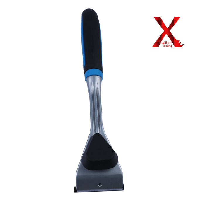 Heavy Duty Paint Scraper with Large Pull-Knob and Ergonomic TPR Handle, Solid Tungsten Carbide Blade, Long Handle Scraper Tool, Ideal Paint Scraper Tool for Professional Use