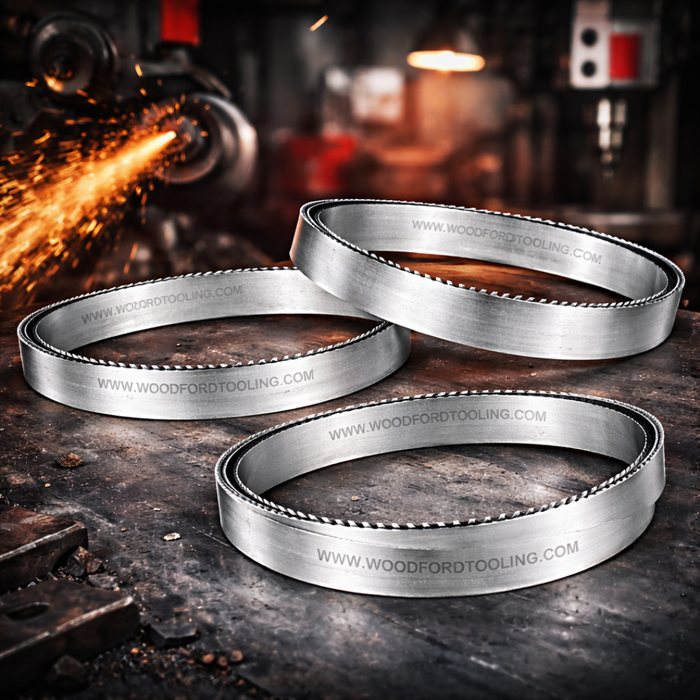 Milwaukee 6236 Bandsaw Blade 13mm (1/2") M42 Bi-Metal Blades for Metal Cutting – Pack of 3