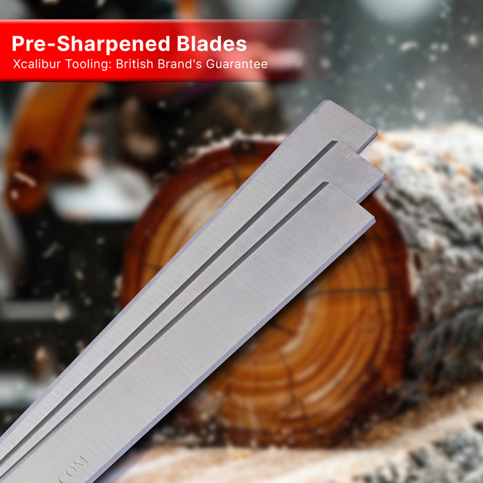 102 X 18 X 3 MM Resharpenable TCT Planer Blades Set  of 2 & 3 Knives