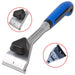 Heavy Duty Paint Scraper with Large Pull-Knob and Ergonomic TPR Handle, Solid Tungsten Carbide Blade, Long Handle Scraper Tool, Ideal Paint Scraper Tool for Professional Use
