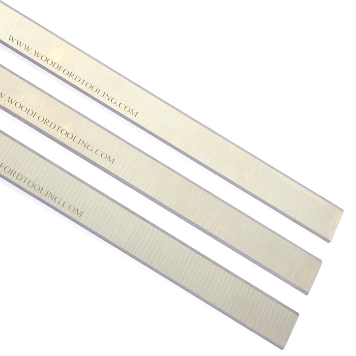 470 X 18 X 3 MM Resharpenable HSS Planer Blades Set of 3 Knives