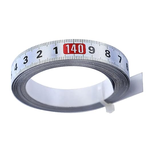 1 to 3M Self Adhesive Measuring Tape Stainless Steel Miter Tape Measure - Single