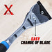 Heavy Duty Paint Scraper with Large Pull-Knob and Ergonomic TPR Handle, Solid Tungsten Carbide Blade, Long Handle Scraper Tool, Ideal Paint Scraper Tool for Professional Use
