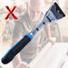 Heavy Duty Paint Scraper with Large Pull-Knob and Ergonomic TPR Handle, Solid Tungsten Carbide Blade, Long Handle Scraper Tool, Ideal Paint Scraper Tool for Professional Use