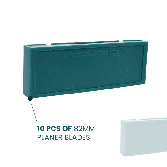 82 x 5,5 x 1,1 mm Wendehobelblätter – Schachtel mit 10 Stück