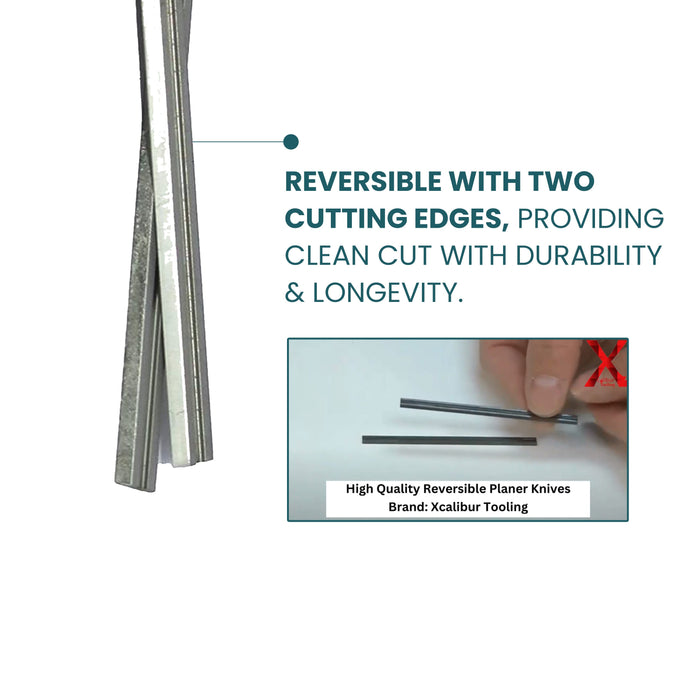 82 x 5,5 x 1,1 mm Wendehobelblätter – Schachtel mit 10 Stück