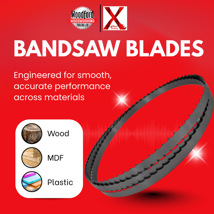 Inca 260 Bandsaw Blade - Various Widths & TPI by Xcalibur Tooling