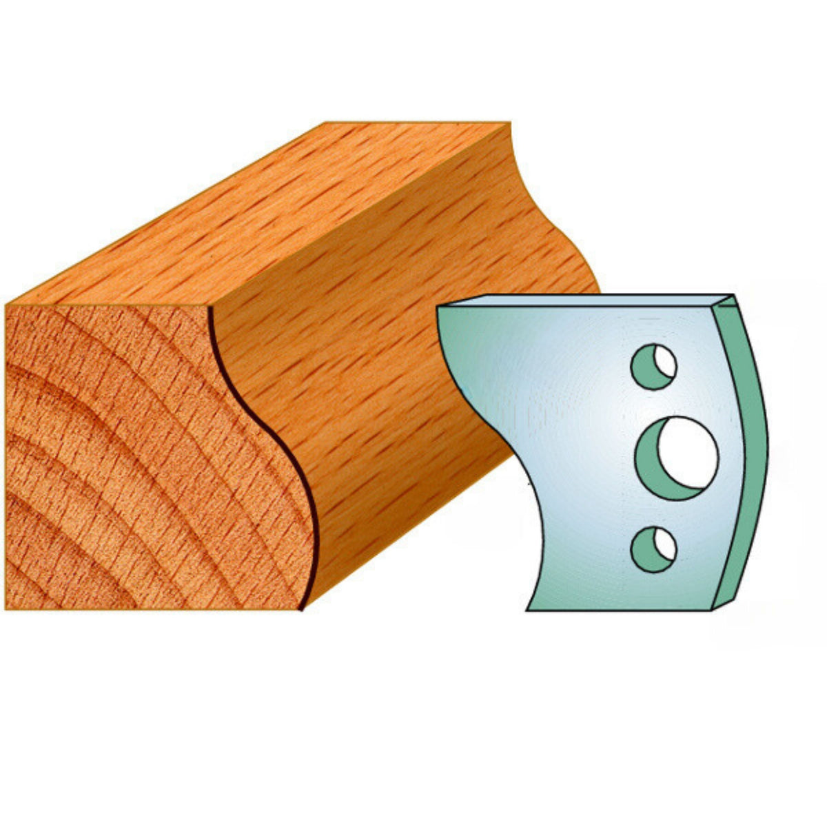 Profile 009 Knives and Limitors Sets Spindle Moulder Cutters Limitors