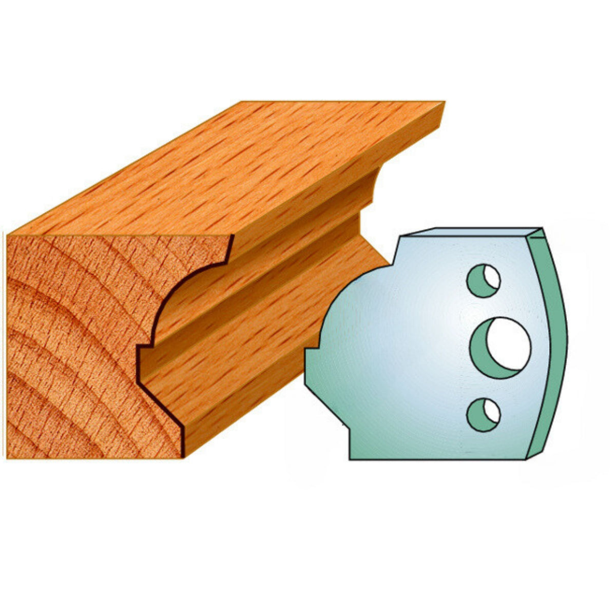 Profile 037 Knives and Limitors Sets Spindle Moulder Cutters Limitors