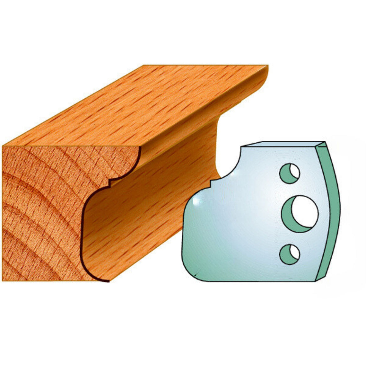 Profile 068 Knives and Limitors Sets Spindle Moulder Cutters Limitors