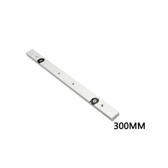 300mm Adjustable T Track Mitre Slider Bar with Expansion Discs & M6 Mounting Holes