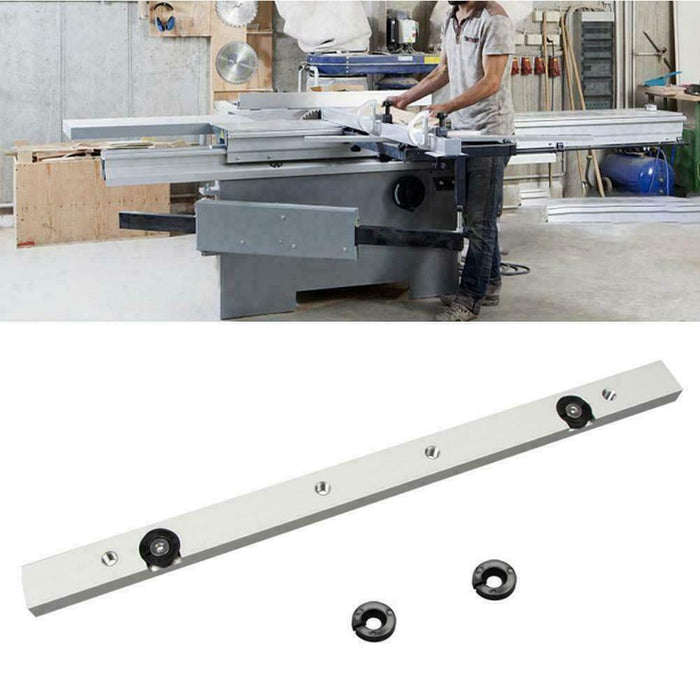300mm Adjustable T Track Mitre Slider Bar with Expansion Discs & M6 Mounting Holes